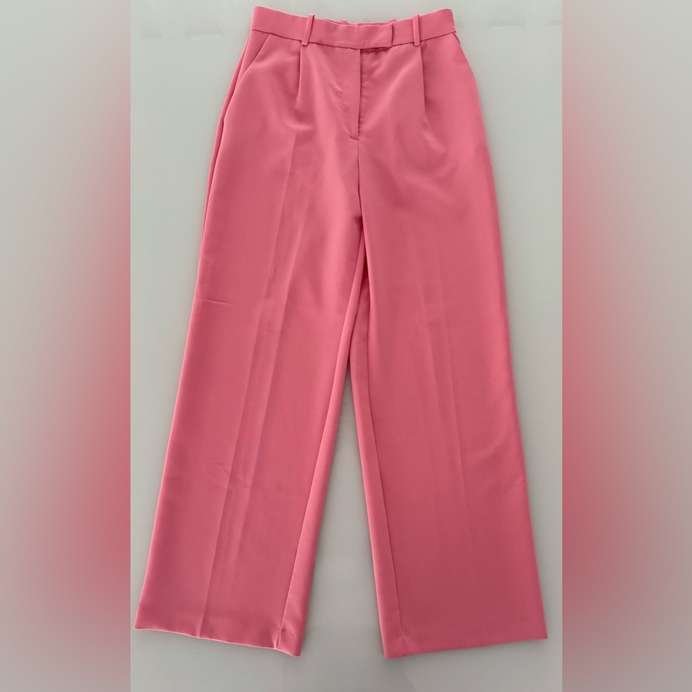 Zara Pink Wide Leg Pants - Size Medium - Worn Once - Perfect Condition